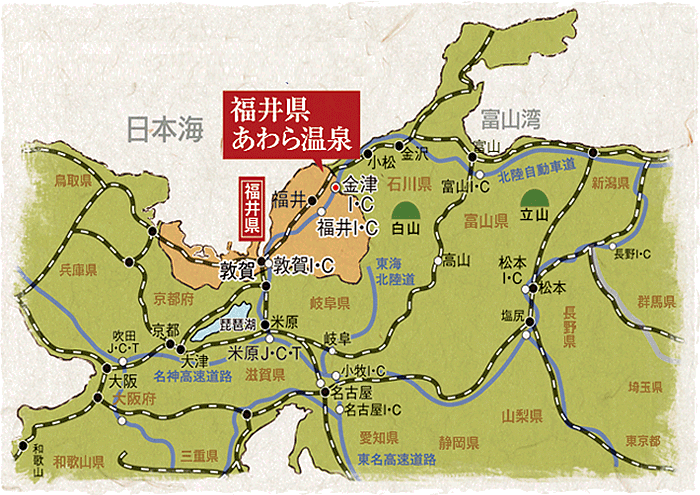 交通アクセス地図